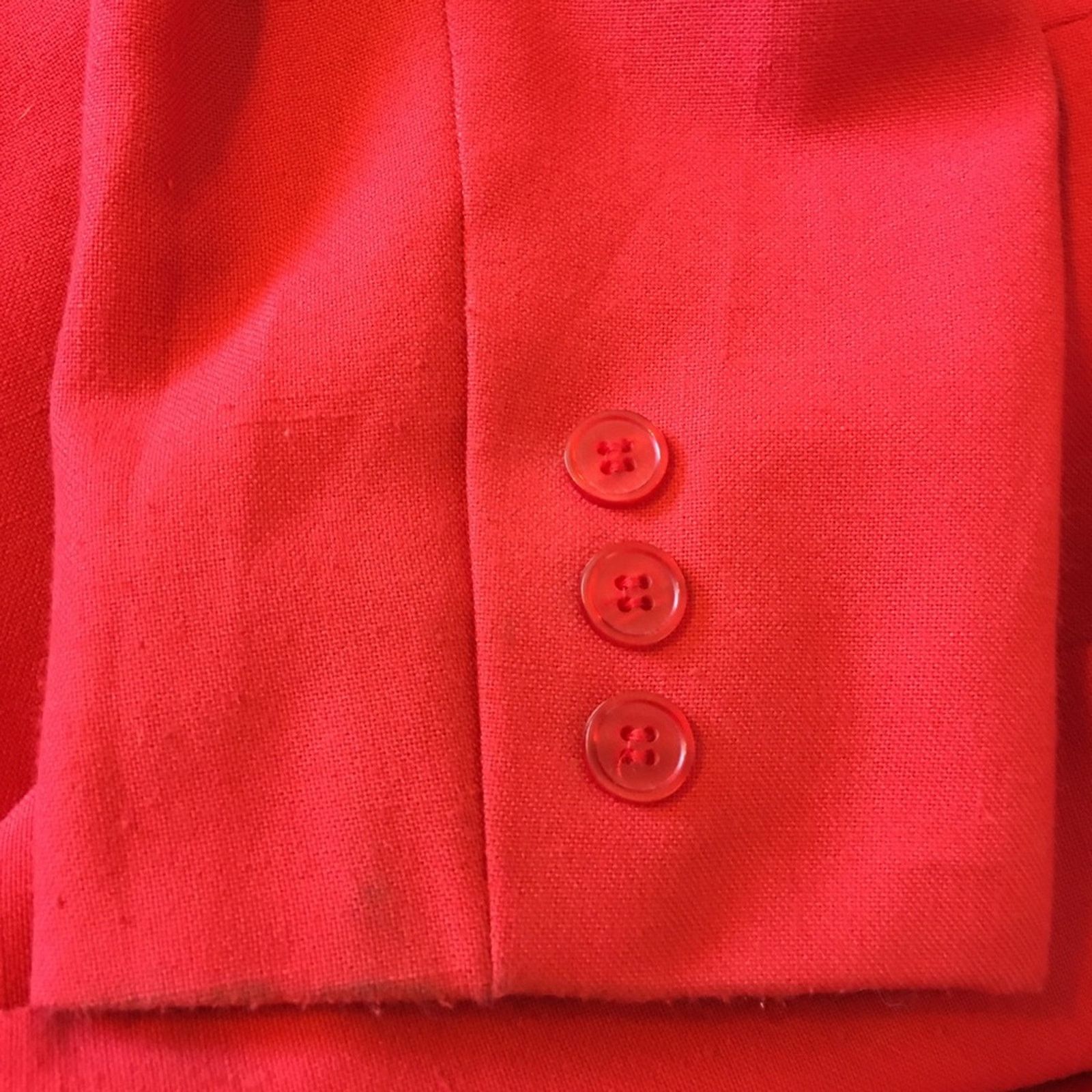Vintage Vintage 70s Sabrina B. coral pink lined blazer Size XL / US 12-14 / IT 48-50 - 8 Thumbnail