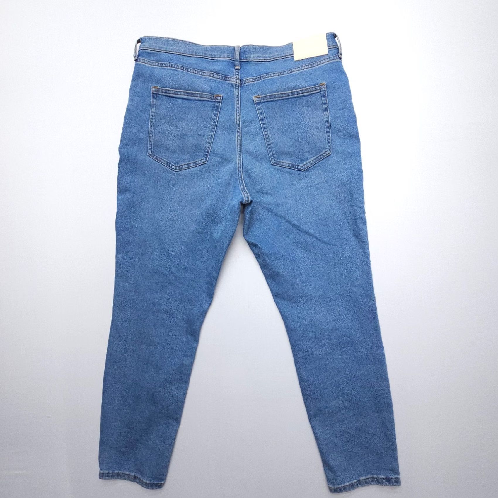 Everlane Everlane Jeans High Rise Skinny Ankle 33 Blue Denim Inseam 26" Stretch 5-Pocket Womens Slim Regular Blue Jeans Size 24" / US 00 / IT 34 - 2 Thumbnail