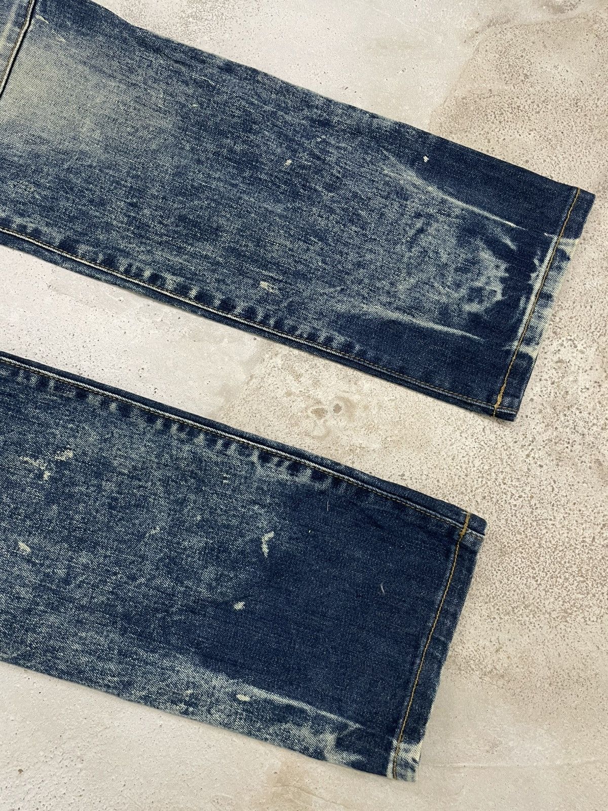 Other Rustic Dime Crazy Mudwash Distressed Biker Style Denim Pants Size US 34 / EU 50 - 5 Thumbnail