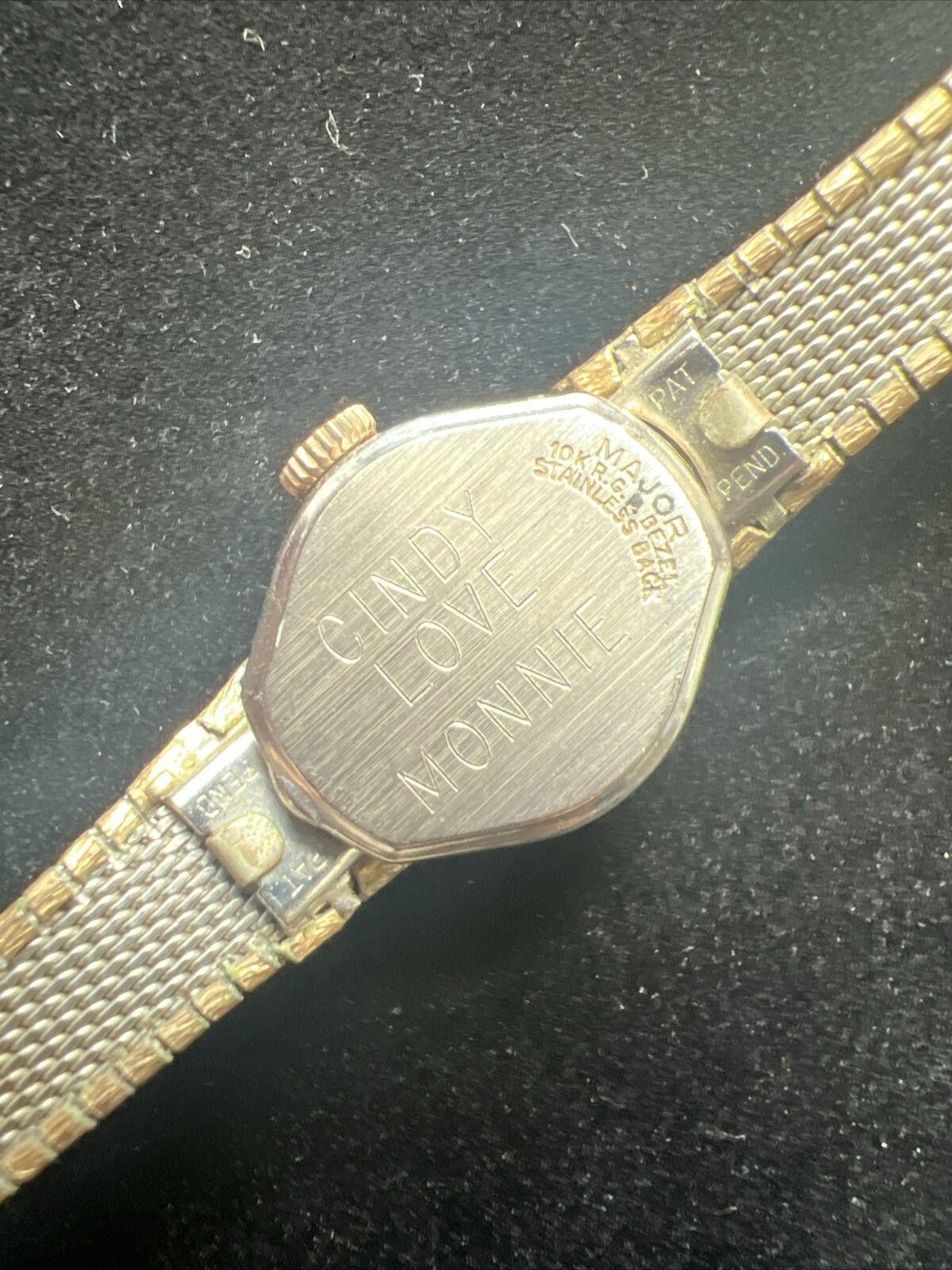 Designer Vtg Le Jour Women's watch 17 Jewels 10K RPG Manual Wind Size ONE SIZE - 6 Thumbnail