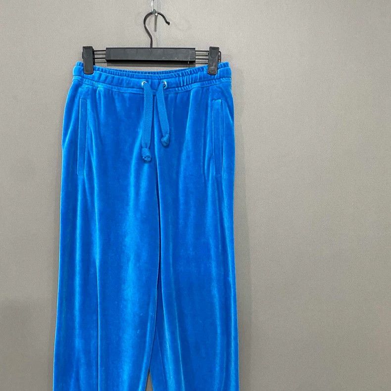 Gucci Gucci Size XS Blue velvet leggings 2506-Nextarrow Size US 27 - 2 Thumbnail