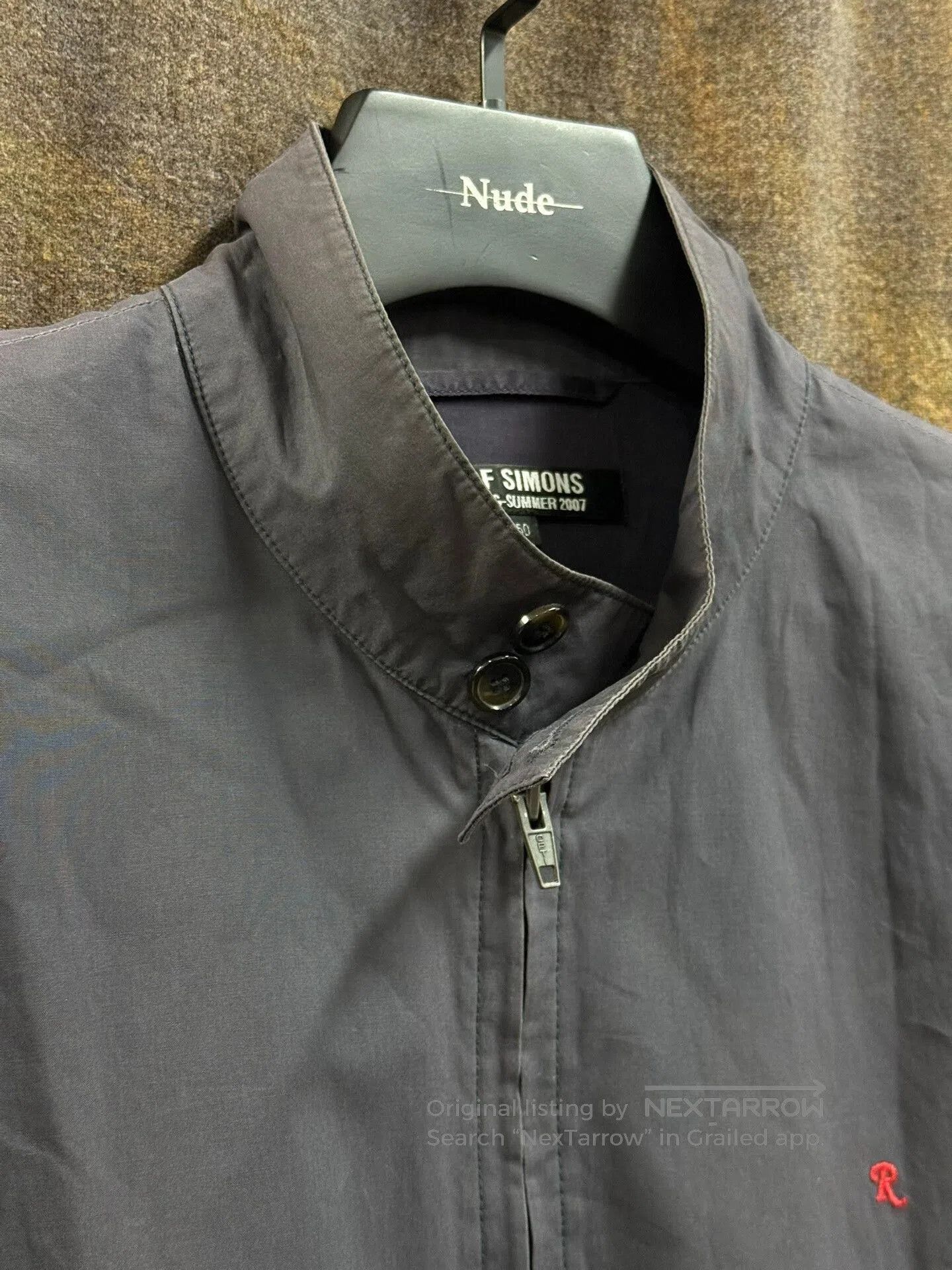 Raf Simons raf simons embroidered jacket with water wash. Size US L / EU 52-54 / 3 - 7 Thumbnail