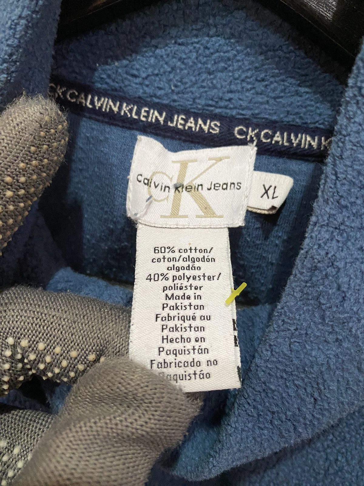 Calvin Klein VINTAGE CALVIN KLIEN HALF ZIPPER FLEECE Size US XL / EU 56 / 4 - 6 Thumbnail