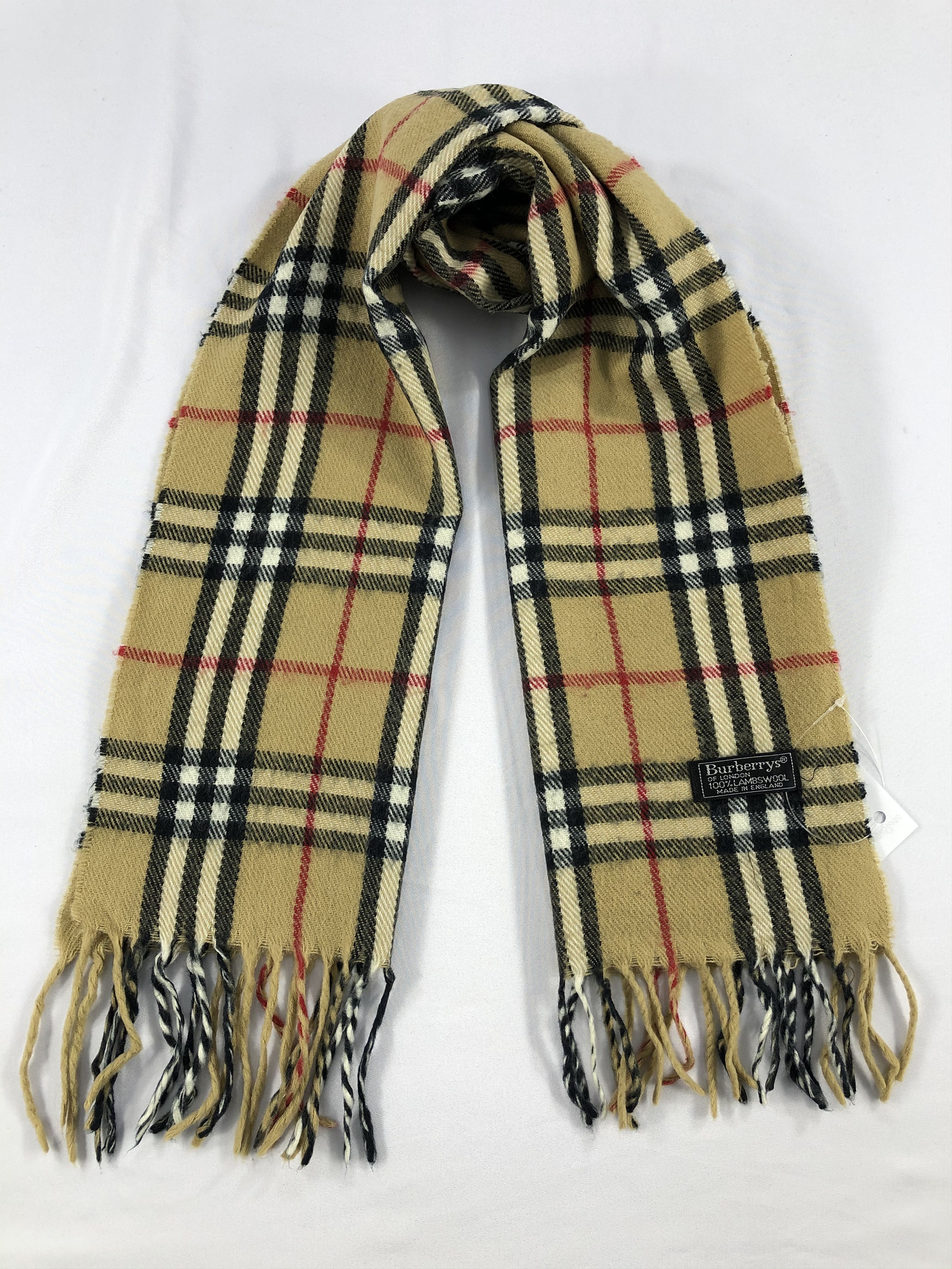 Burberry Vintage Burberry Scarf/Muffler/Neckwear MF1682 Size ONE SIZE - 1 Thumbnail