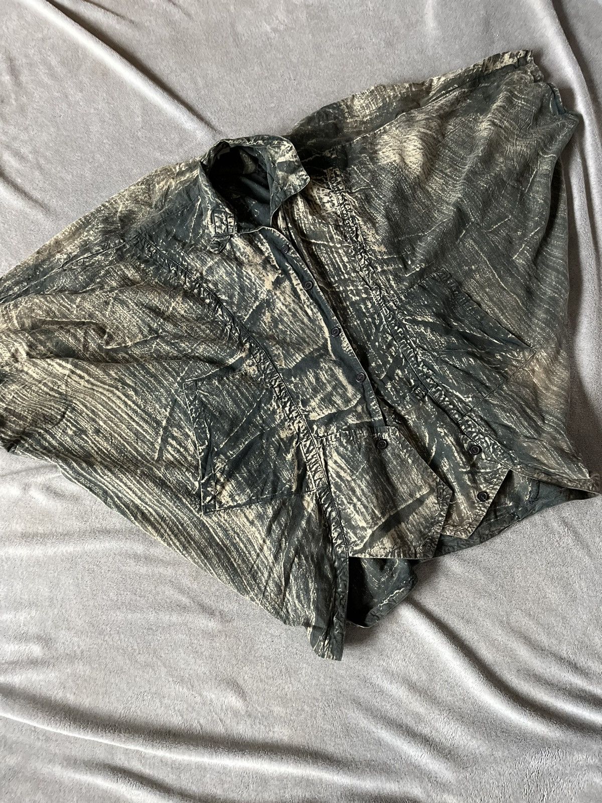 Vintage Vintage 90’s Archival Clothing Vampire Shirt Military Opium Size US L / EU 52-54 / 3 - 1 Thumbnail