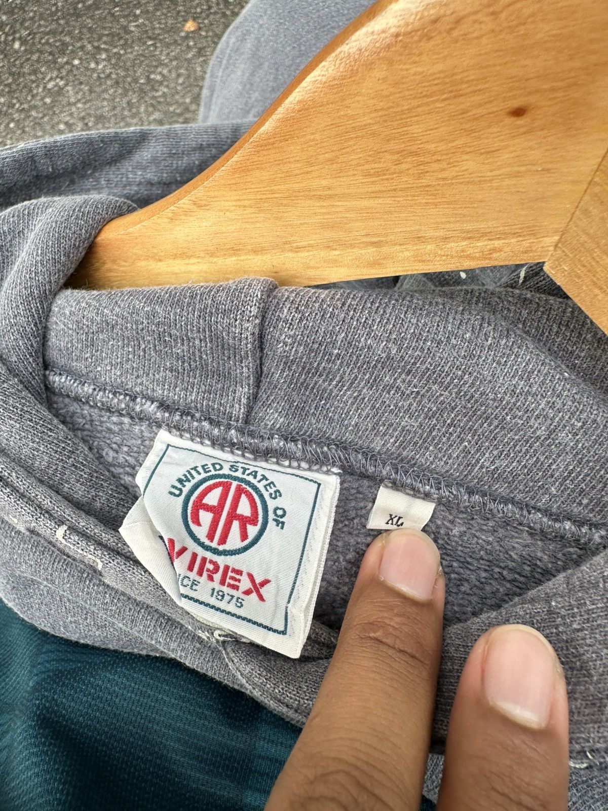 Avirex 🪖Avirex Faded Oversized Hoodie Size US XL / EU 56 / 4 - 9 Thumbnail