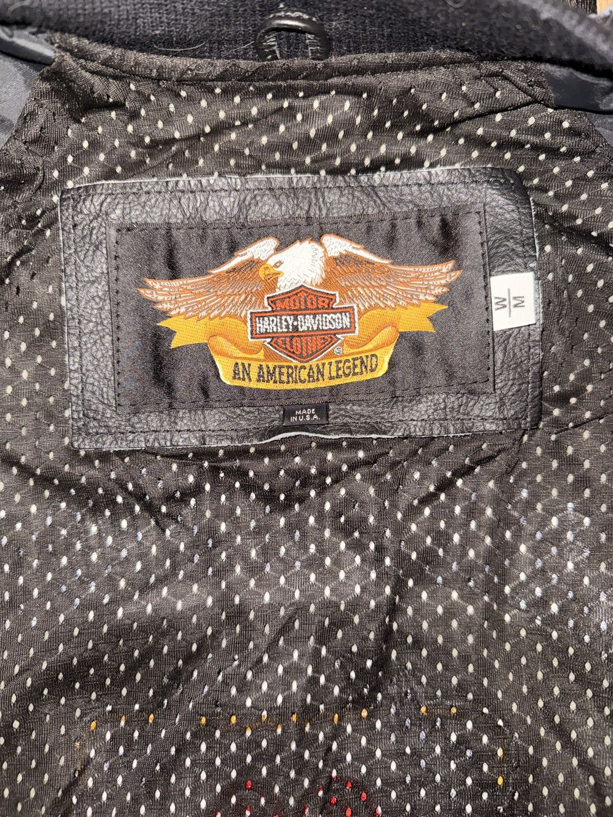Harley Davidson Vintage 1993 Harley-Davidson 90th Leather Jacket Size M Size M / US 6-8 / IT 42-44 - 5 Thumbnail