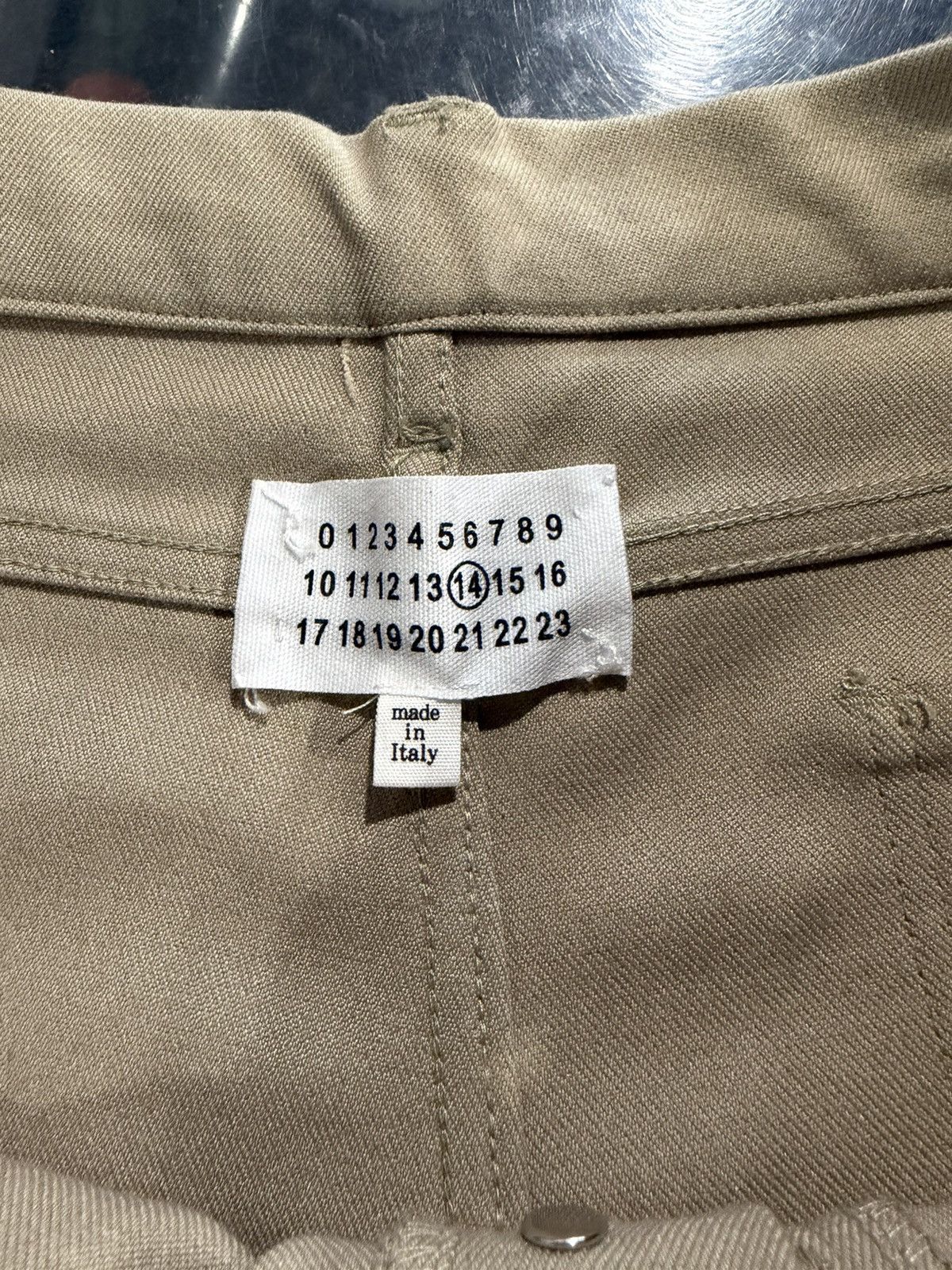 Maison Margiela Maison Margiela Beige Flare Pants Size US 30 / EU 46 - 5 Thumbnail
