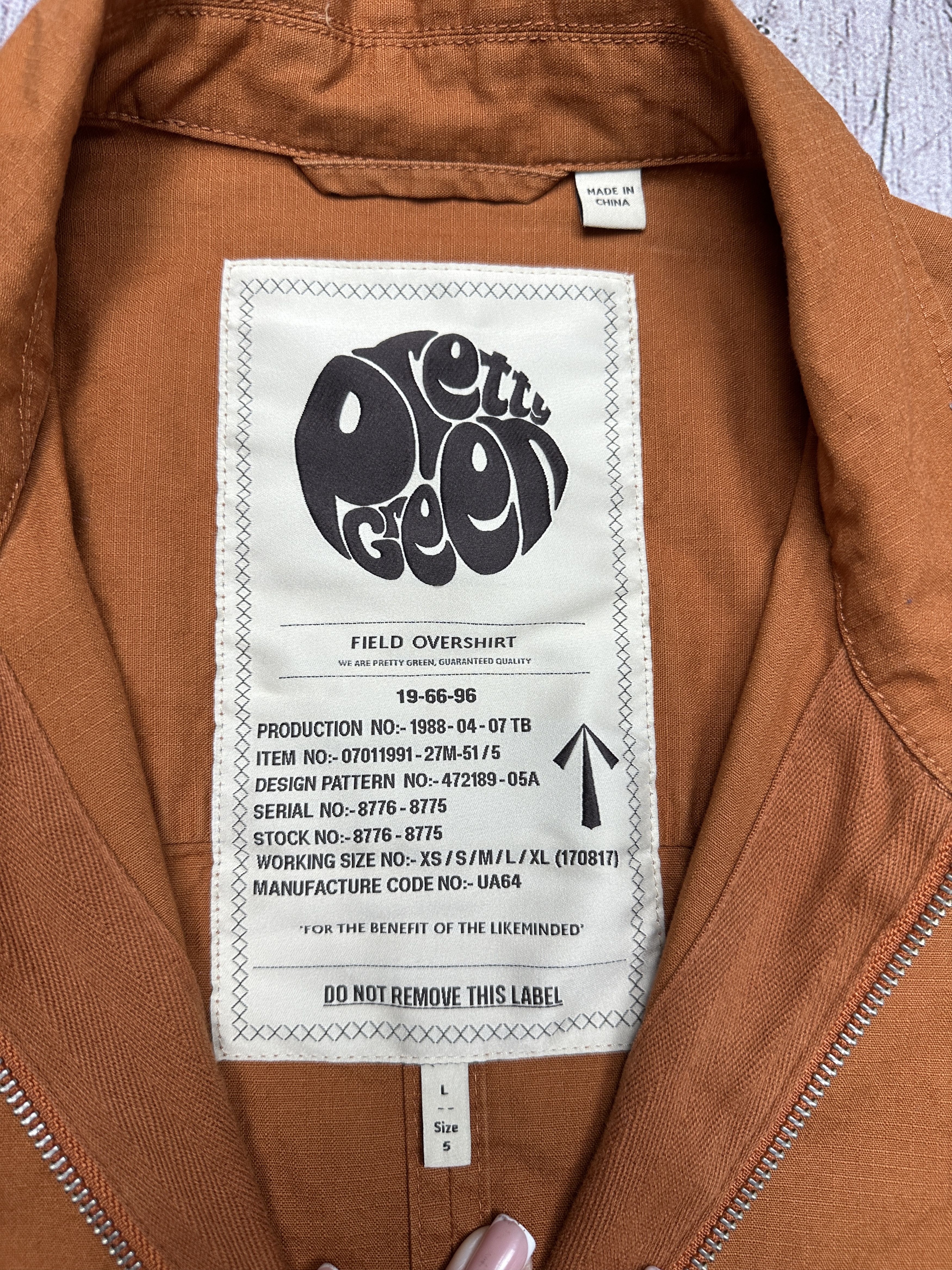Pretty Green Pretty Green Mens Field Overshirt Jacket Size US L / EU 52-54 / 3 - 3 Thumbnail