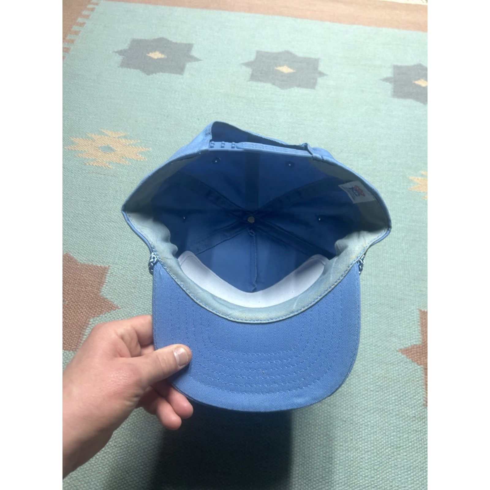 Hamilton VINTAGE SnapBack Hat Cap Hamilton’s RV Saginaw Michigan Adjustable Light Blue Mens Snapback Adjustable Blue Hat Size ONE SIZE - 5 Thumbnail