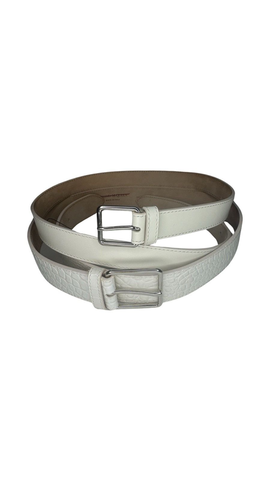 Alexander McQueen Alexander McQueen Double Long Leather Belt  display picture 3
