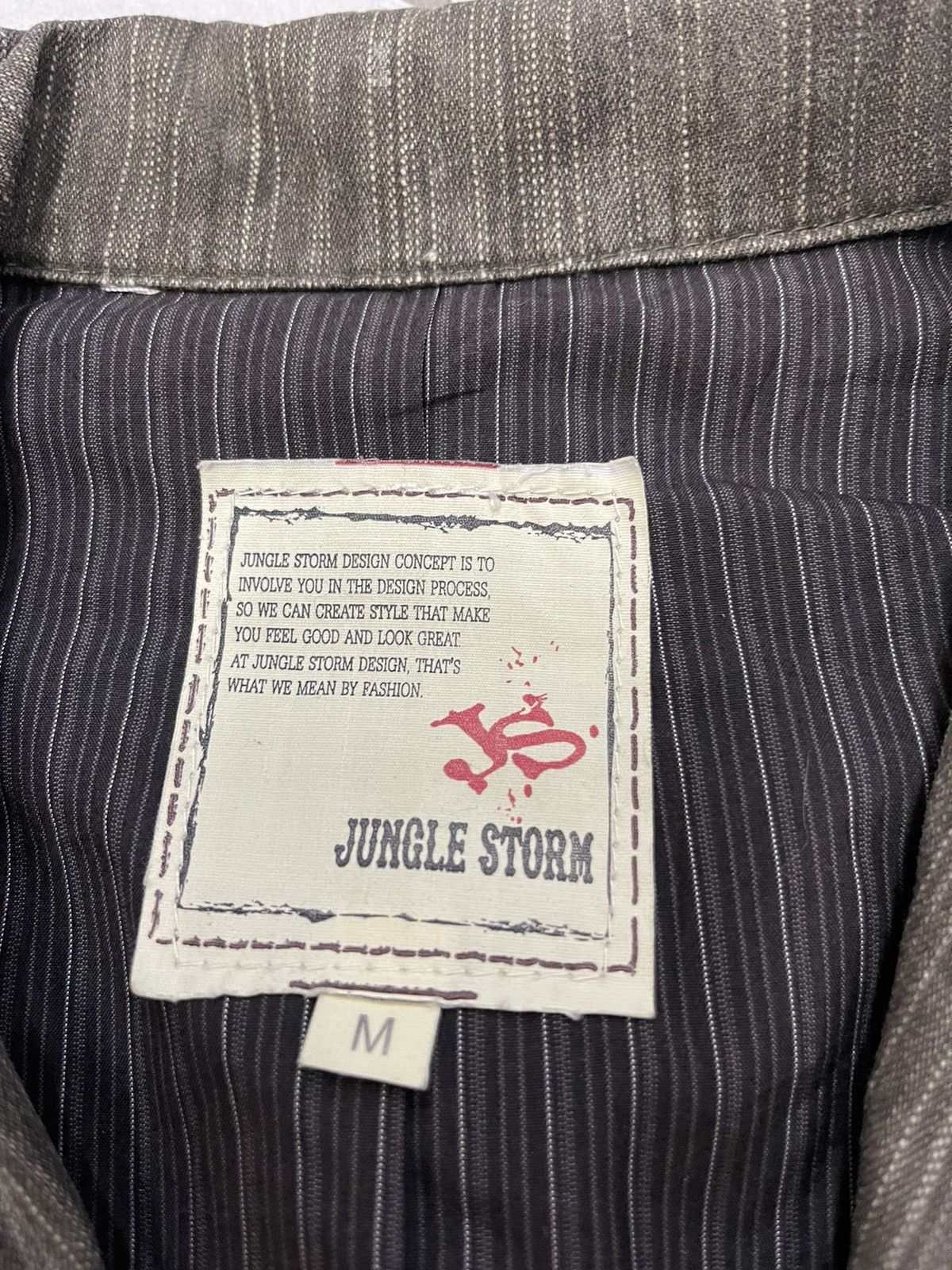 Designer × Japanese Brand Jungle Storm Denim Jacket Size US M / EU 48-50 / 2 - 5 Thumbnail