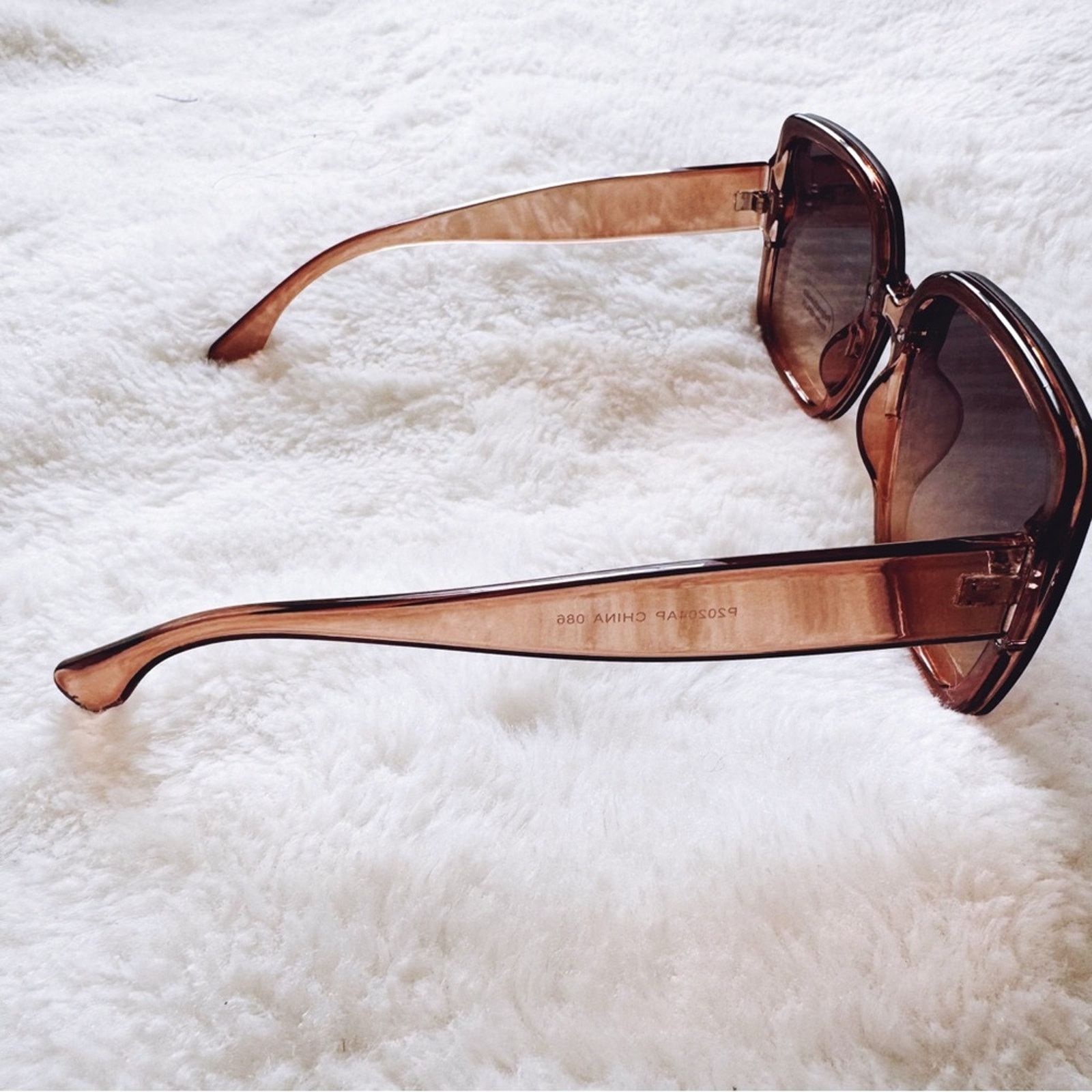 Other Abby Clear Brown Square Frame Sunglasses Size ONE SIZE - 8 Thumbnail