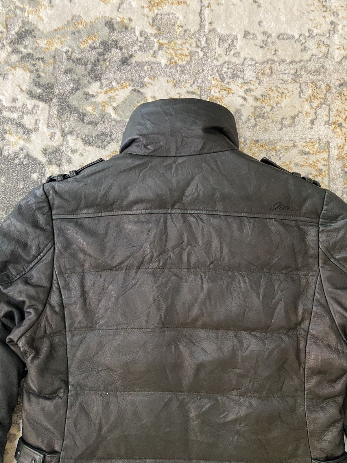 Leather × Mastermind Japan × Roen CRAZY RARE ROEN MASTERMIND BIKER LEATHER JACKET Size US S / EU 44-46 / 1 - 21 Thumbnail
