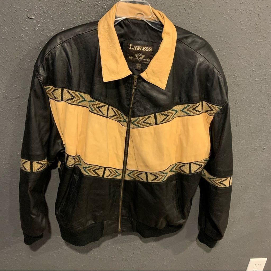 Other Men’s Lawless Western Leather Jacket Size US XL / EU 56 / 4 - 1 Thumbnail