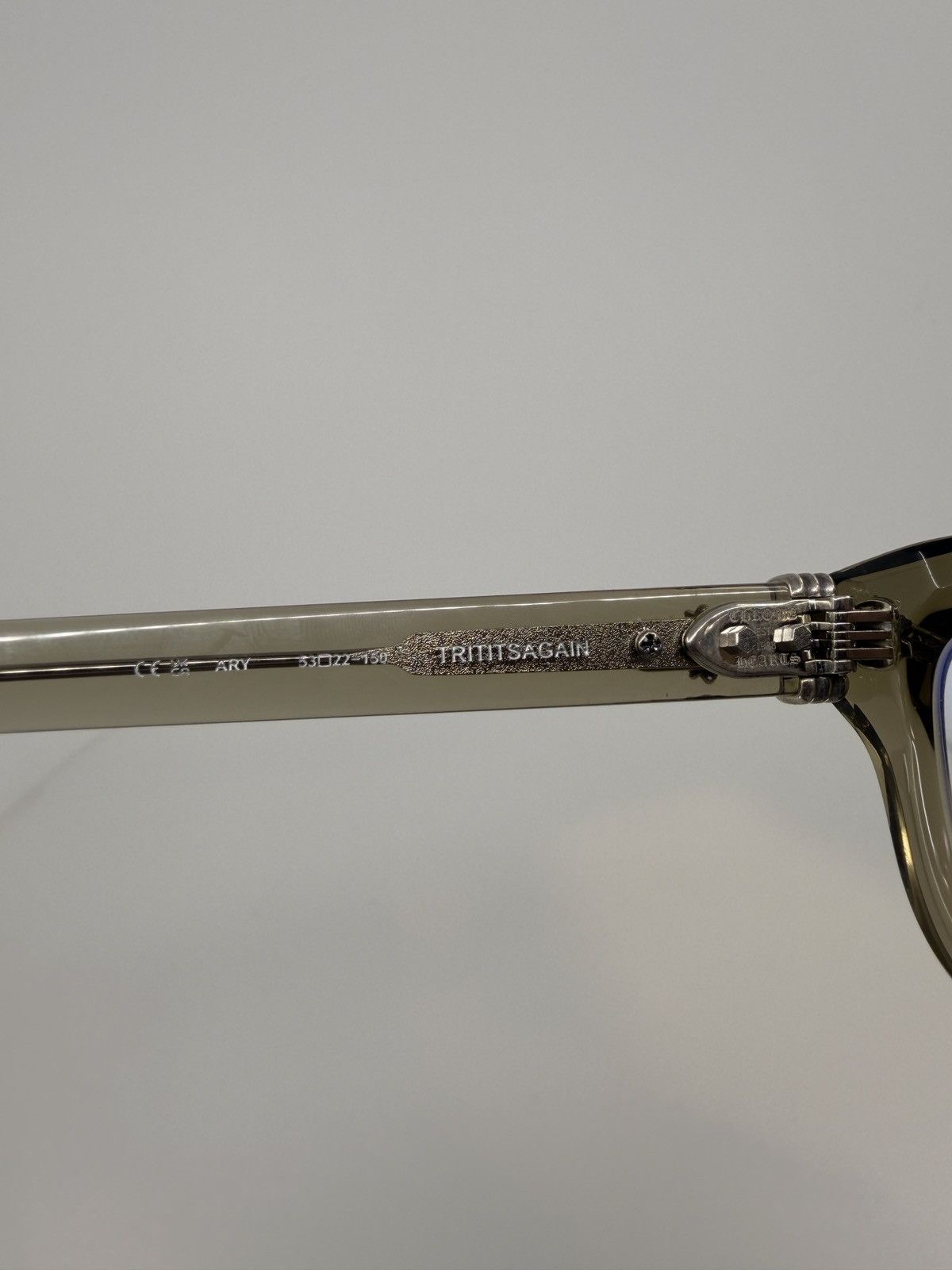 Chrome Hearts Chrome Hearts Trititsagain Army/Silver Glasses Size ONE SIZE - 5 Thumbnail