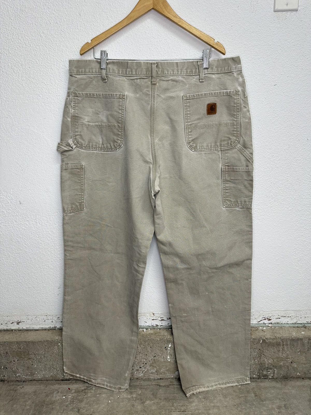 Carhartt Carhartt Beige Vintage Carpenter Pants Size US 40 / EU 56 - 1 Thumbnail