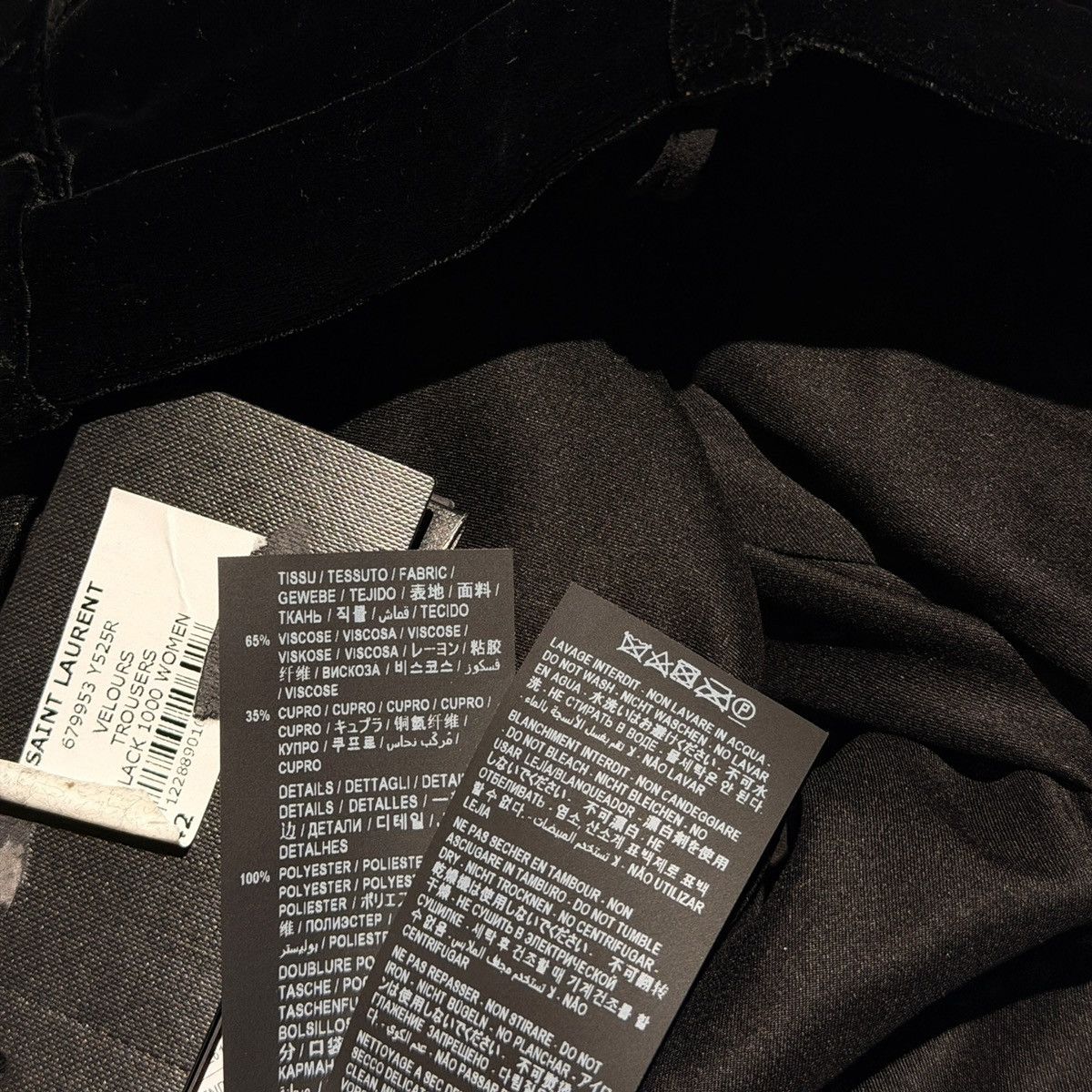 Saint Laurent Paris velvet flare trouser Size US 32 / EU 48 - 4 Thumbnail