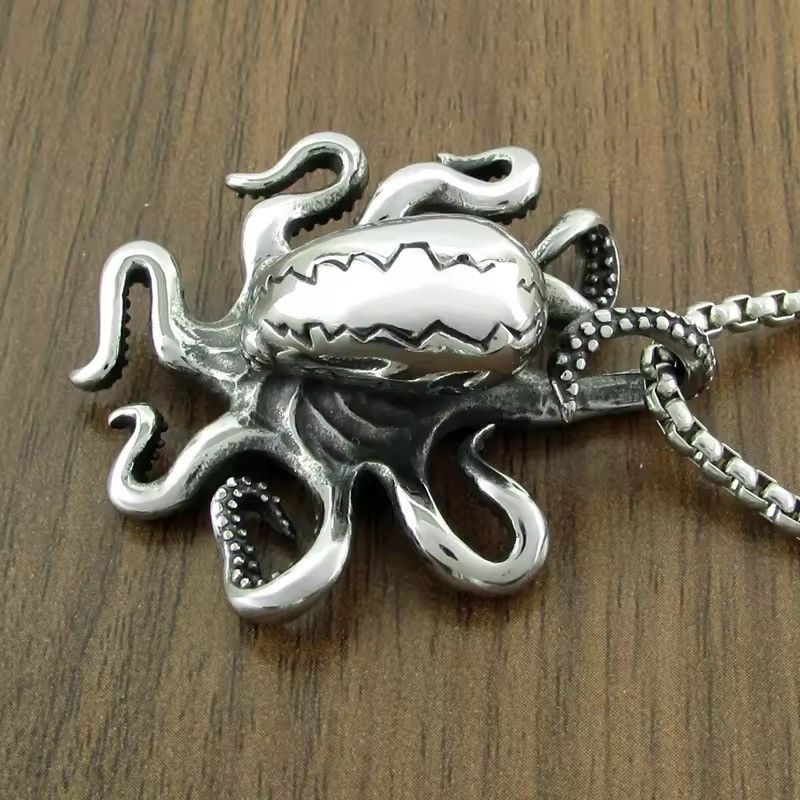 Jewelry Octopus Pendant Necklace Size ONE SIZE - 4 Thumbnail