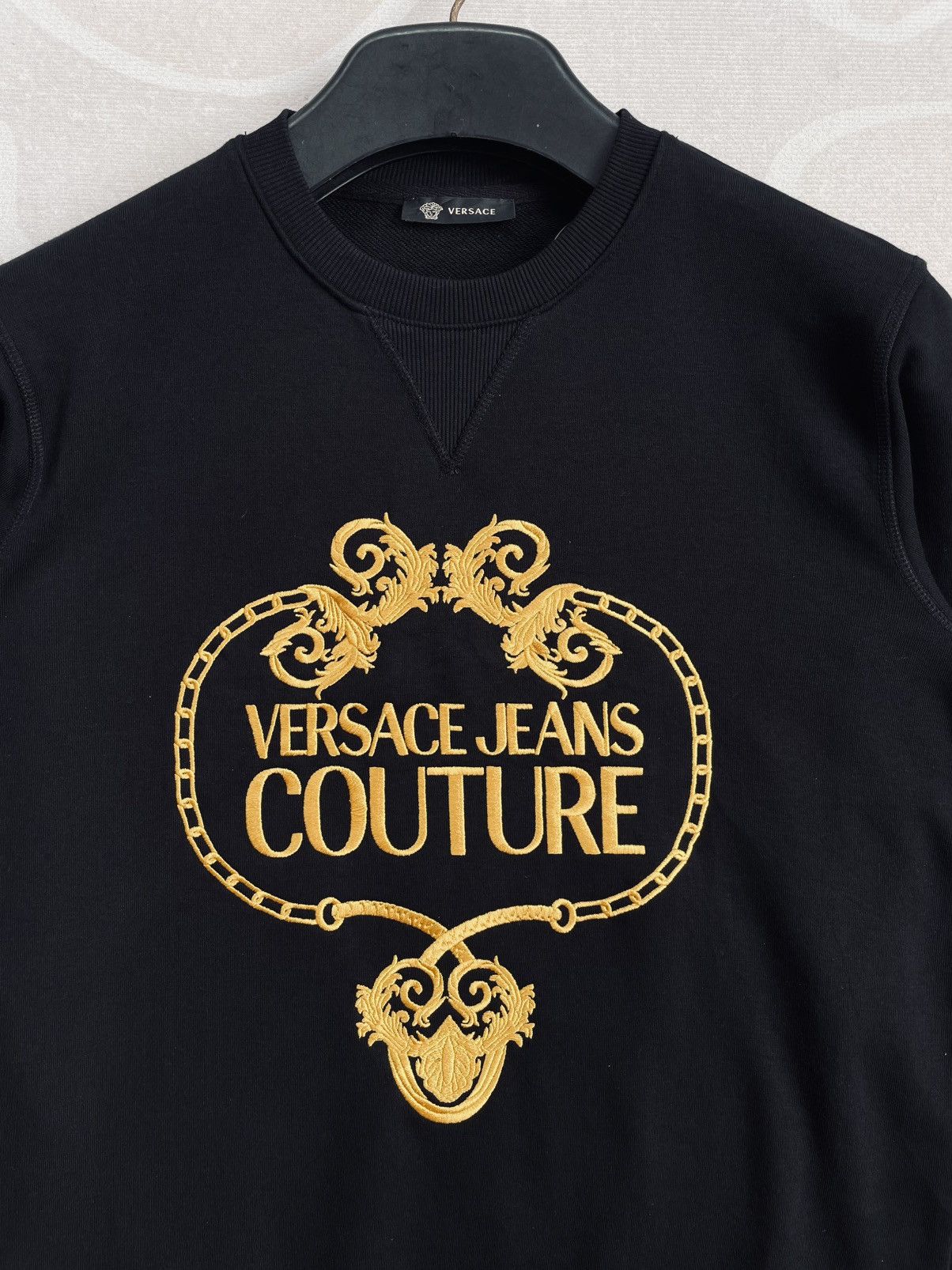 Versace LUXURY VERSACE EMBROIDERY SWEATSHIRT Size US S / EU 44-46 / 1 - 4 Thumbnail