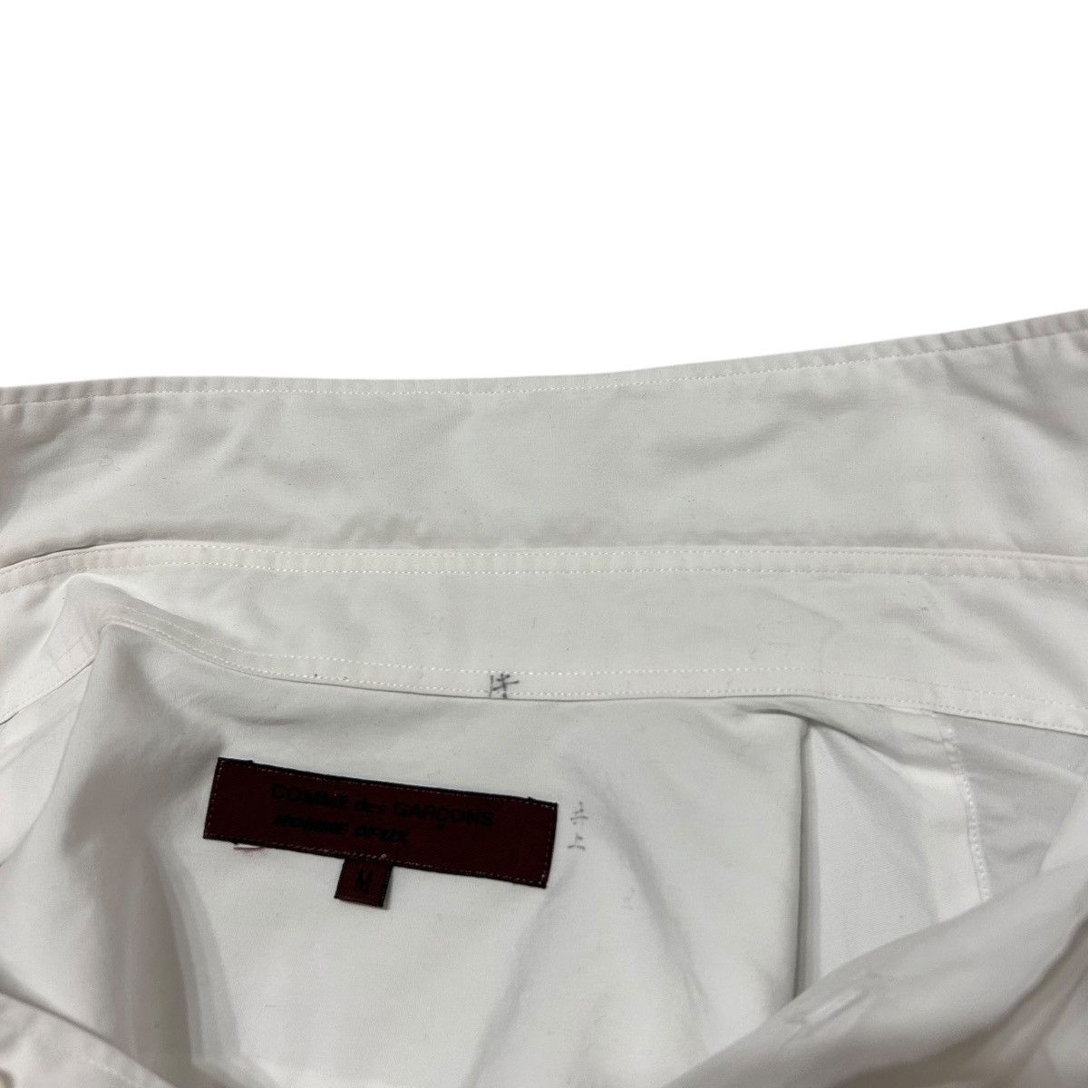 Comme des Garcons Homme Deux 716 80s Comme Des Garcons Homme Deux vintage shirt white men Size US M / EU 48-50 / 2 - 9 Thumbnail