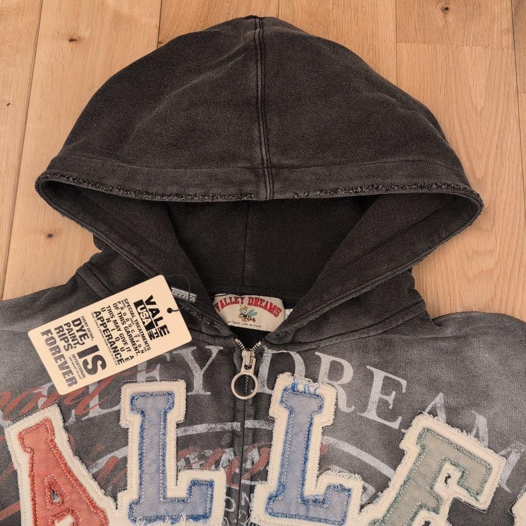 Vale VALE FOREVER “BLASTED ZIP UP” Hoodie – XL (New with Tags) Size US XL / EU 56 / 4 - 8 Thumbnail