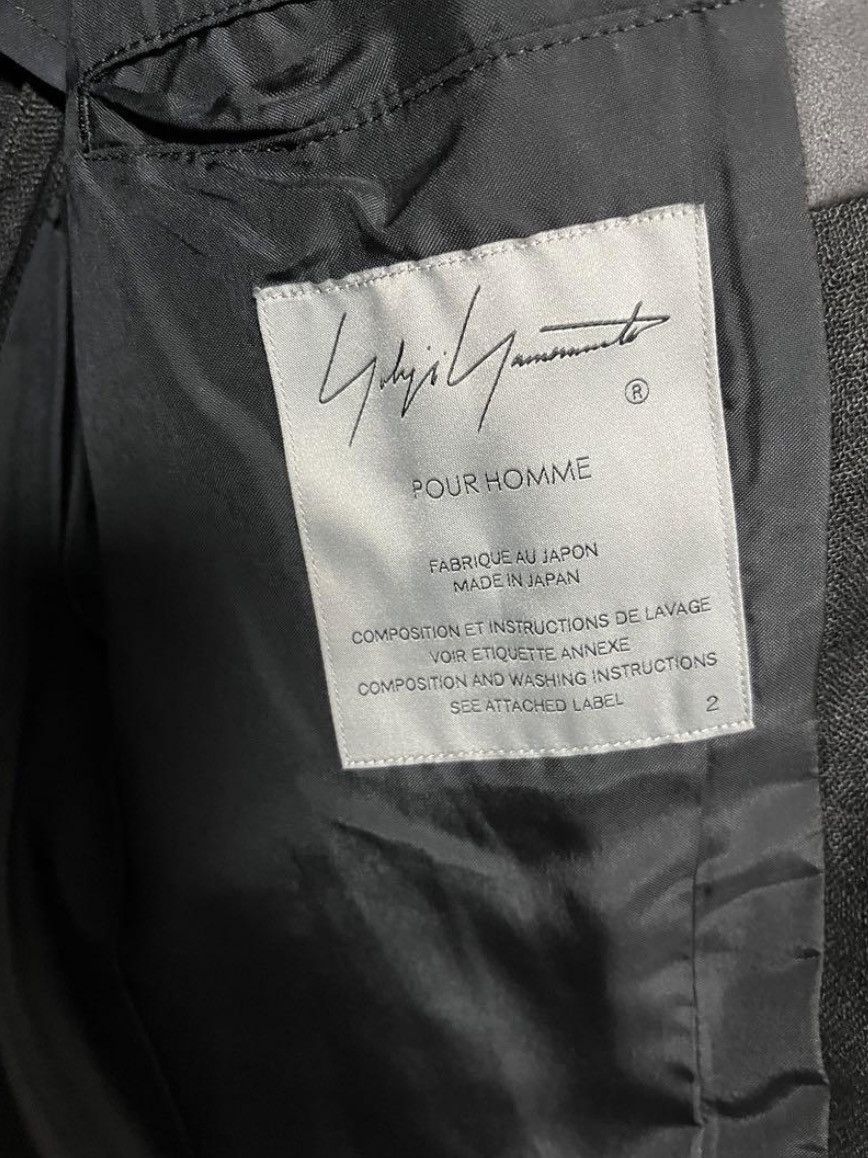 Yohji Yamamoto Yohji Yamamoto Pour Homme - Front Corner Leather Pleats JKT Size US M / EU 48-50 / 2 - 12 Thumbnail