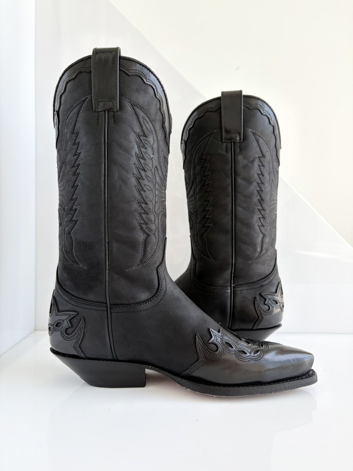 Sendra Sendra Western Horse Gaucho Leather Cowboy Boots Handmade Size US 7 / EU 40 - 6 Thumbnail