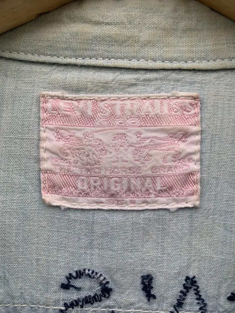 Levi's Vintage Levi's selvedge shirt patches Size US M / EU 48-50 / 2 - 19 Thumbnail