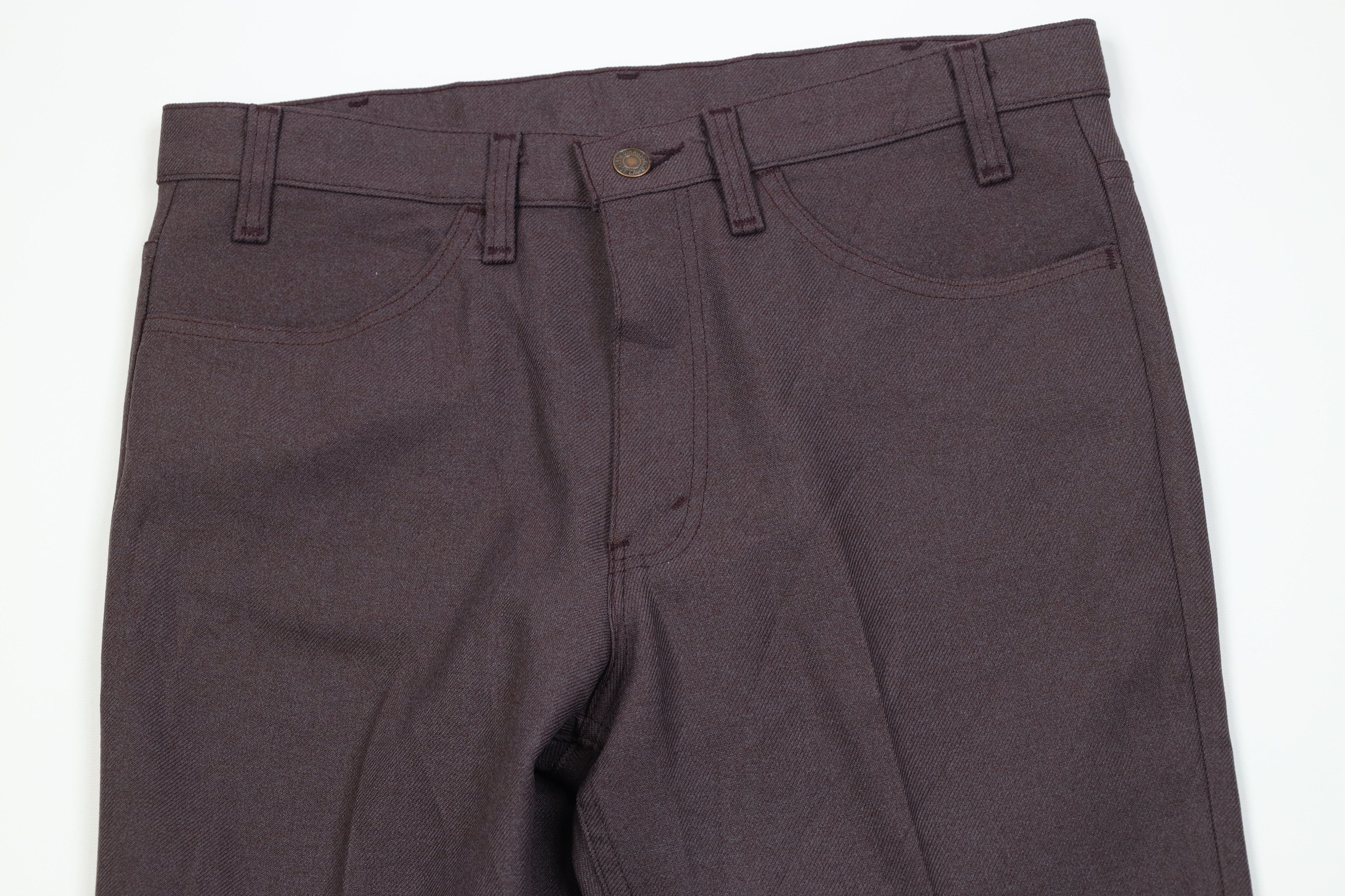 Levi's Vintage 90s Levis Wide Leg Chino Pants Trousers Purple USA Size US 33 - 2 Thumbnail