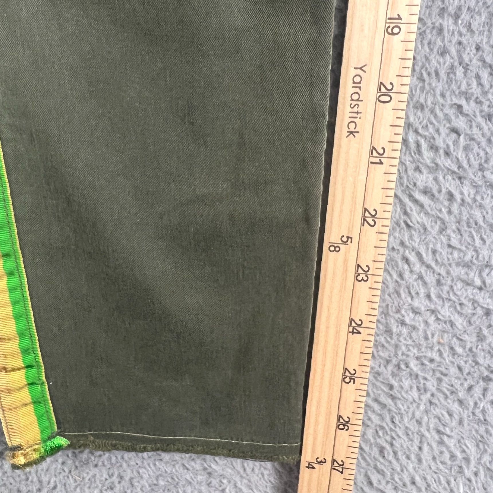 Nili Lotan VINTAGE Nili Lotan Pants Women Tapered Cropped Casual Green Size 2 Size 26" / US 2 / IT 38 - 3 Thumbnail