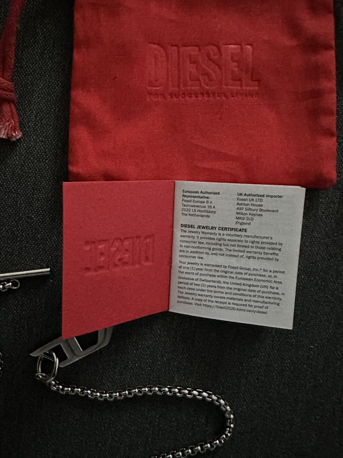 Diesel Diesel DX1477 Unisex Neckpiece Size ONE SIZE - 3 Thumbnail