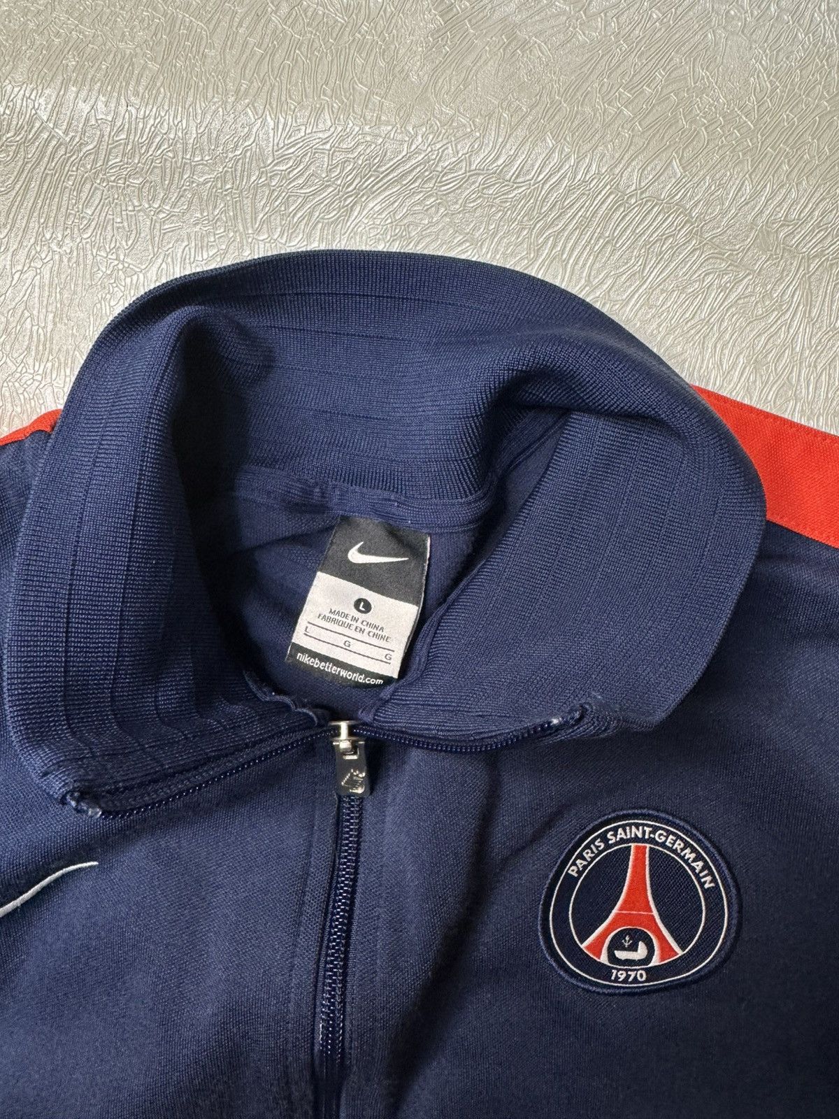 Designer × Nike Nike PSG 2013-2014 FOOTBALL ZIP-UP Size US L / EU 52-54 / 3 - 5 Thumbnail