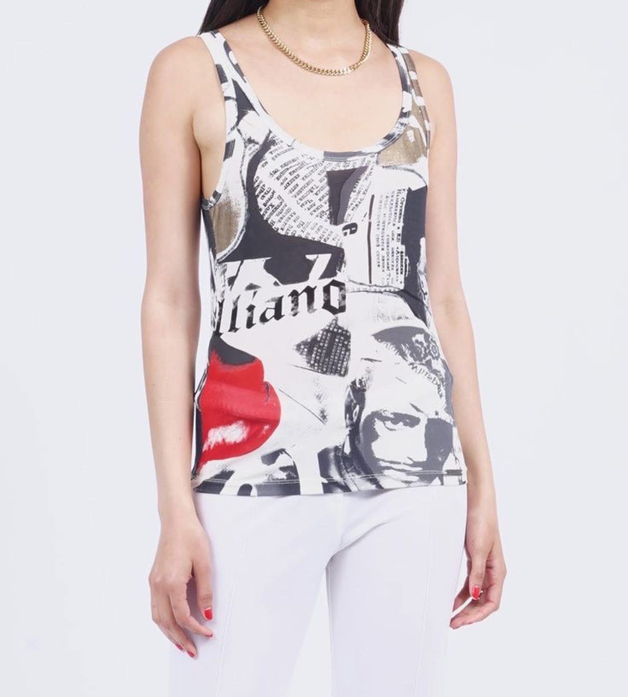 John Galliano Galliano Tanktop Size S / US 4 / IT 40 - 1 Thumbnail