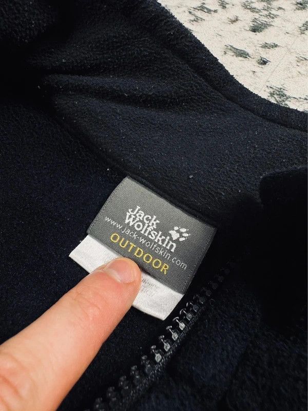 Jack Wolfskin Jack Wolfskin Zip Fleece Jacket Black M Size M / US 6-8 / IT 42-44 - 5 Thumbnail