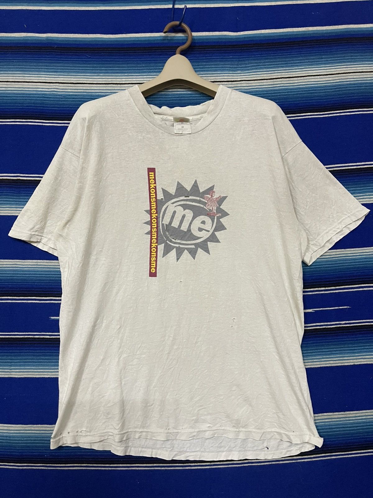 Band Tees × Vintage RARE 💥Vintage Distressed Me Studio Album By Mekons T Shirt Size US L / EU 52-54 / 3 - 1 Thumbnail