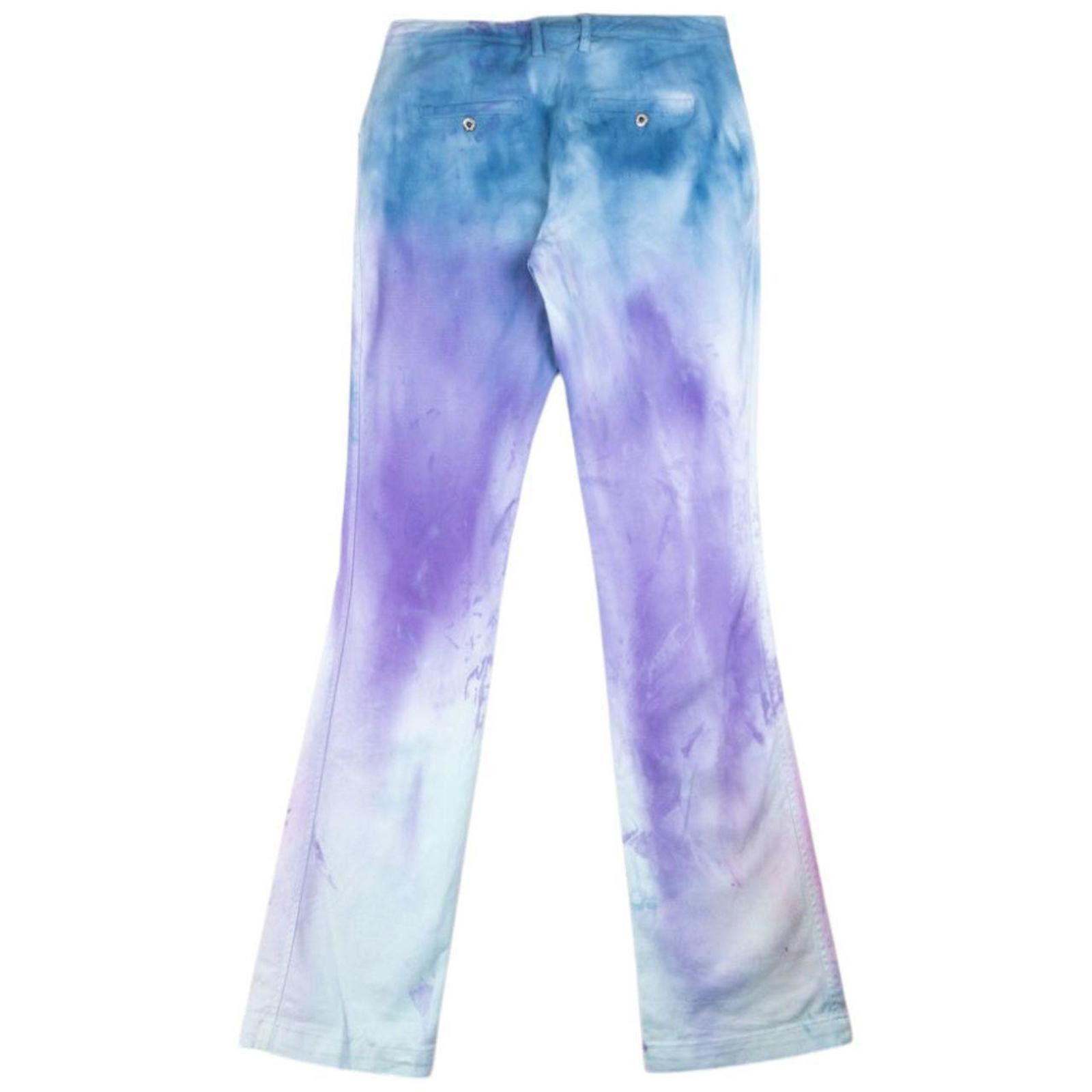 Dolce & Gabbana Vintage Dolce & Gabbana Dyed Trousers Womens Size W28 Size US 28 / EU 44 - 2 Thumbnail