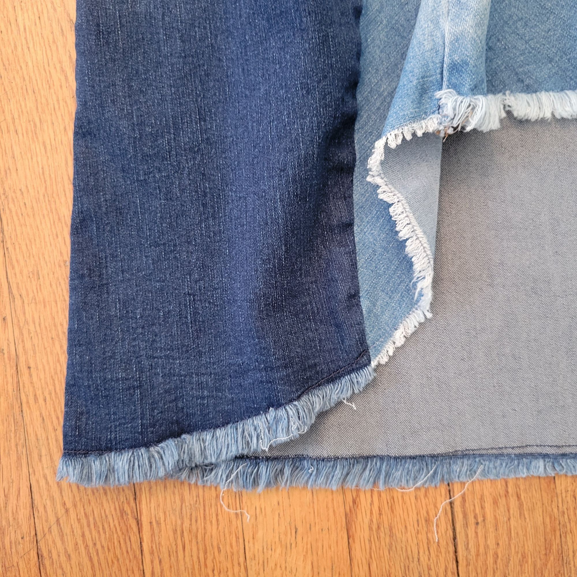 Other SOHO New York Denim Maxi Skirt 4 Frayed Hem Dark Wash Blue J Size 30" / US 8 / IT 44 - 8 Thumbnail