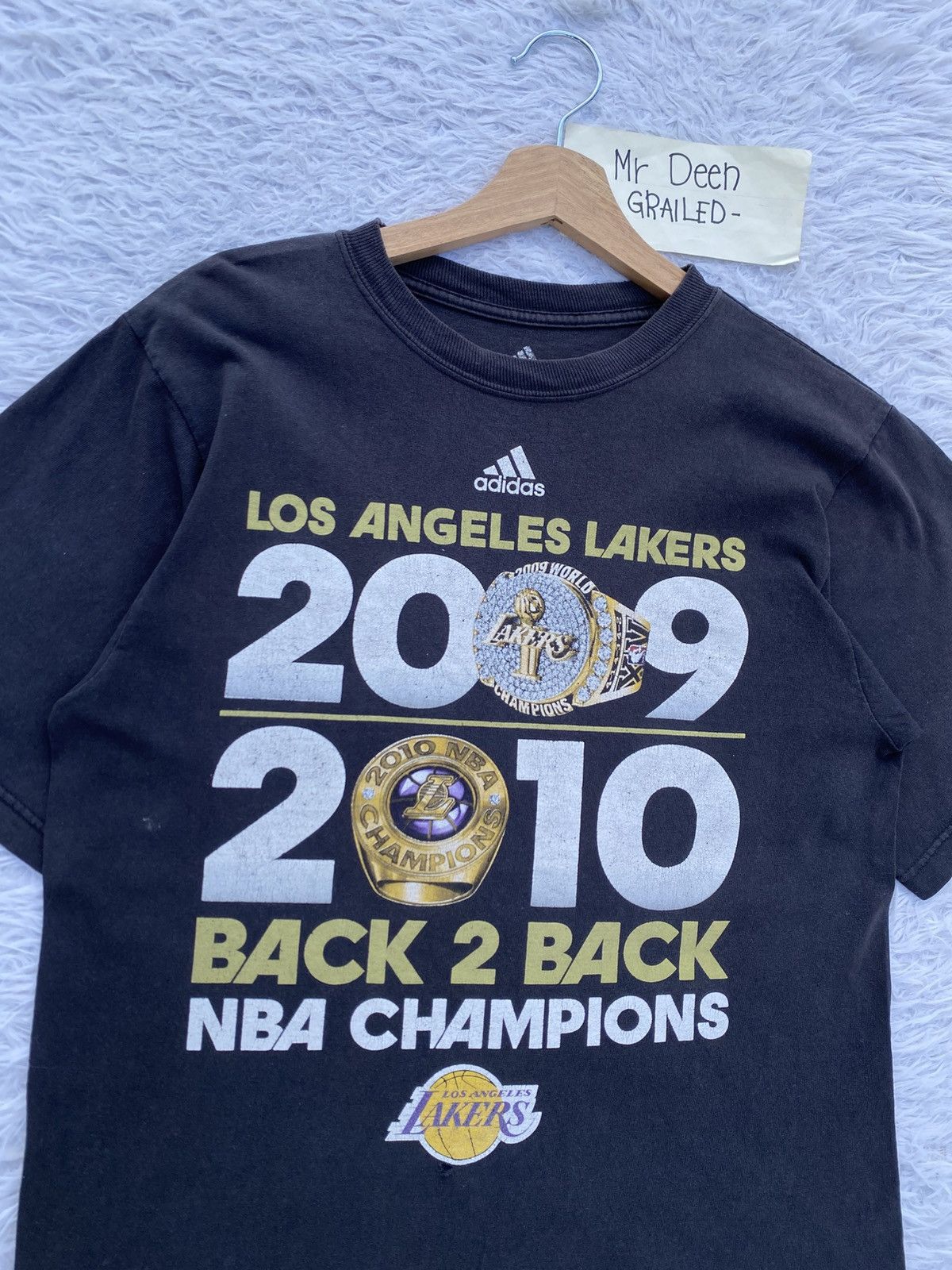 Adidas Rare ADIDAS x LA Lakers 2009-2010 Back to Back NBA Champion Size US S / EU 44-46 / 1 - 6 Thumbnail