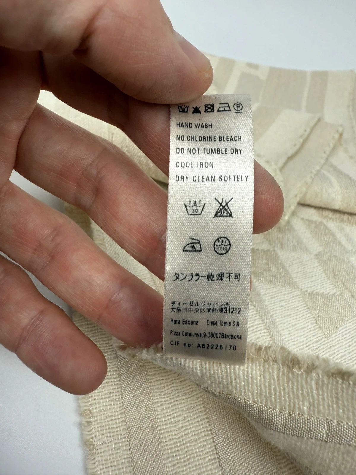 Diesel Diesel Printed Structure Shawl Scarf Wool Viscose Size ONE SIZE - 6 Thumbnail