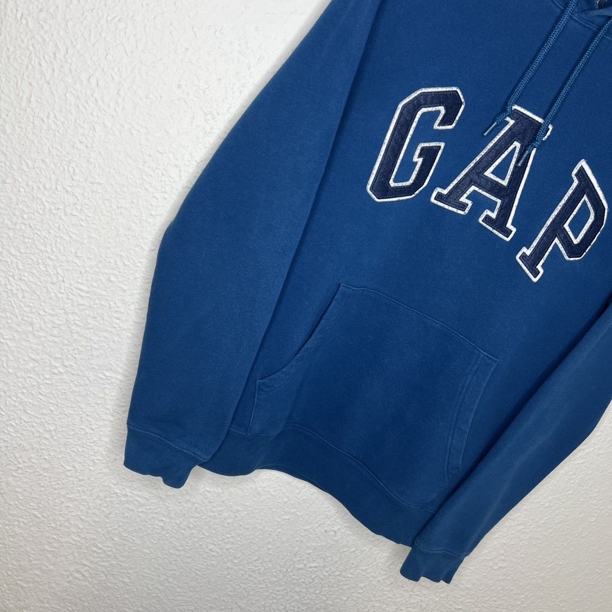 Gap × Vintage Gap Vintage Hoodie Navy Big Logo Spellout Retro Y2K Drill Size US M / EU 48-50 / 2 - 2 Thumbnail