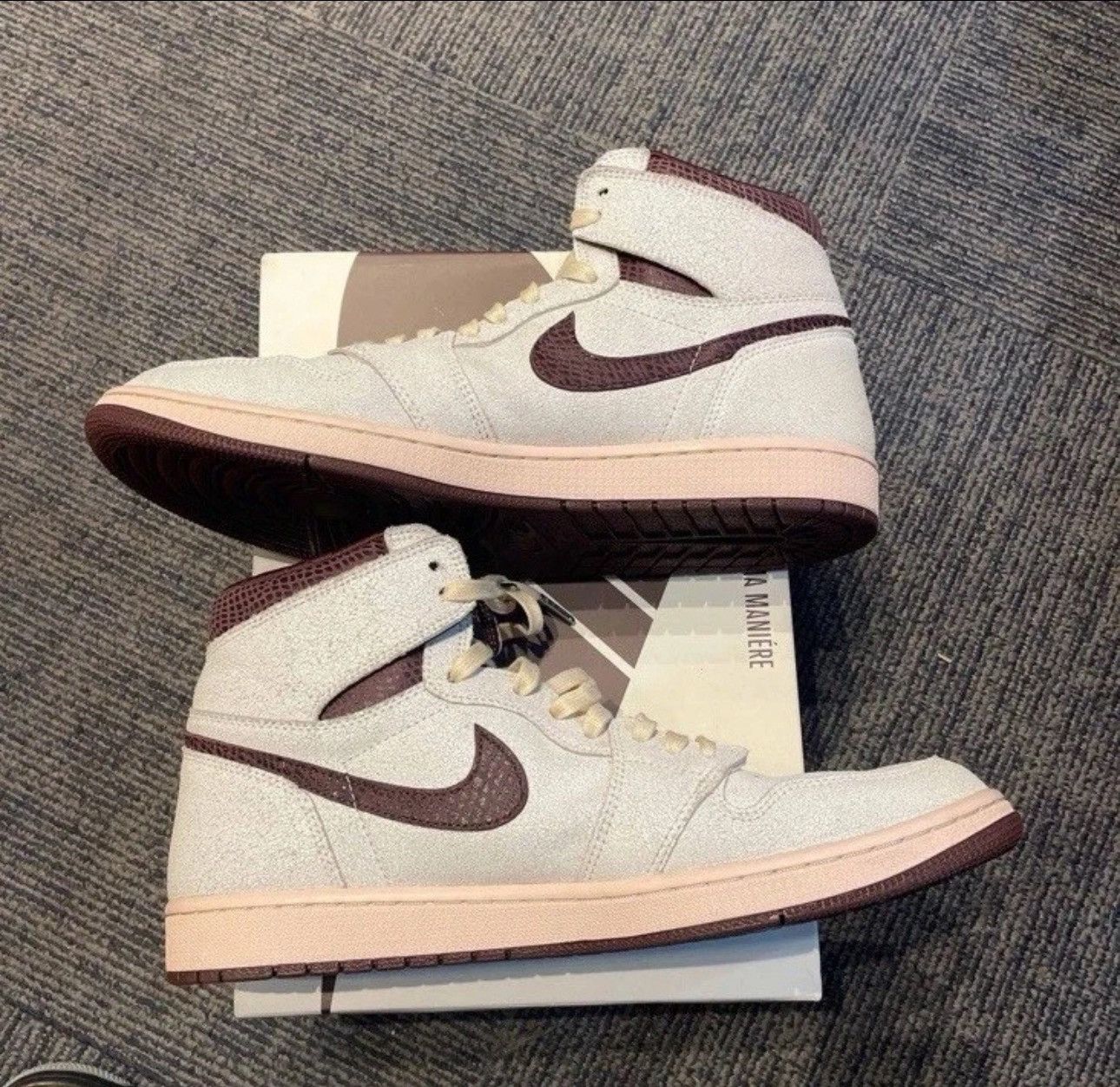 A Ma Maniere × Jordan Brand Air Jordan 1 High OG x A Ma Maniere Size US 14 / EU 47 - 2 Thumbnail