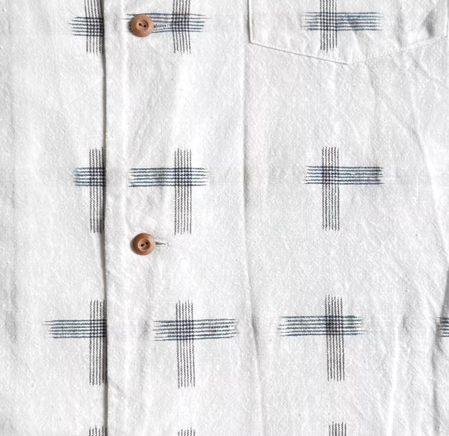 Visvim VISVIM 22SS Wallis Shirt S/S Kasuri Size US L / EU 52-54 / 3 - 6 Thumbnail