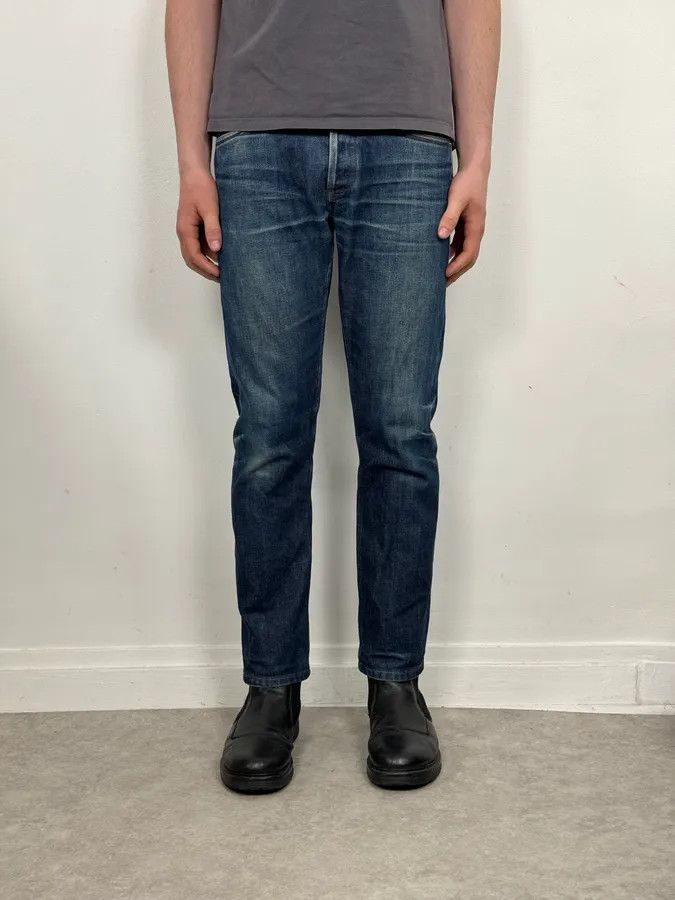 A.P.C. A.P.C. Petit Standart Navy Selvedge Blue Rebel Denim Jeans Size US 30 / EU 46 - 2 Thumbnail