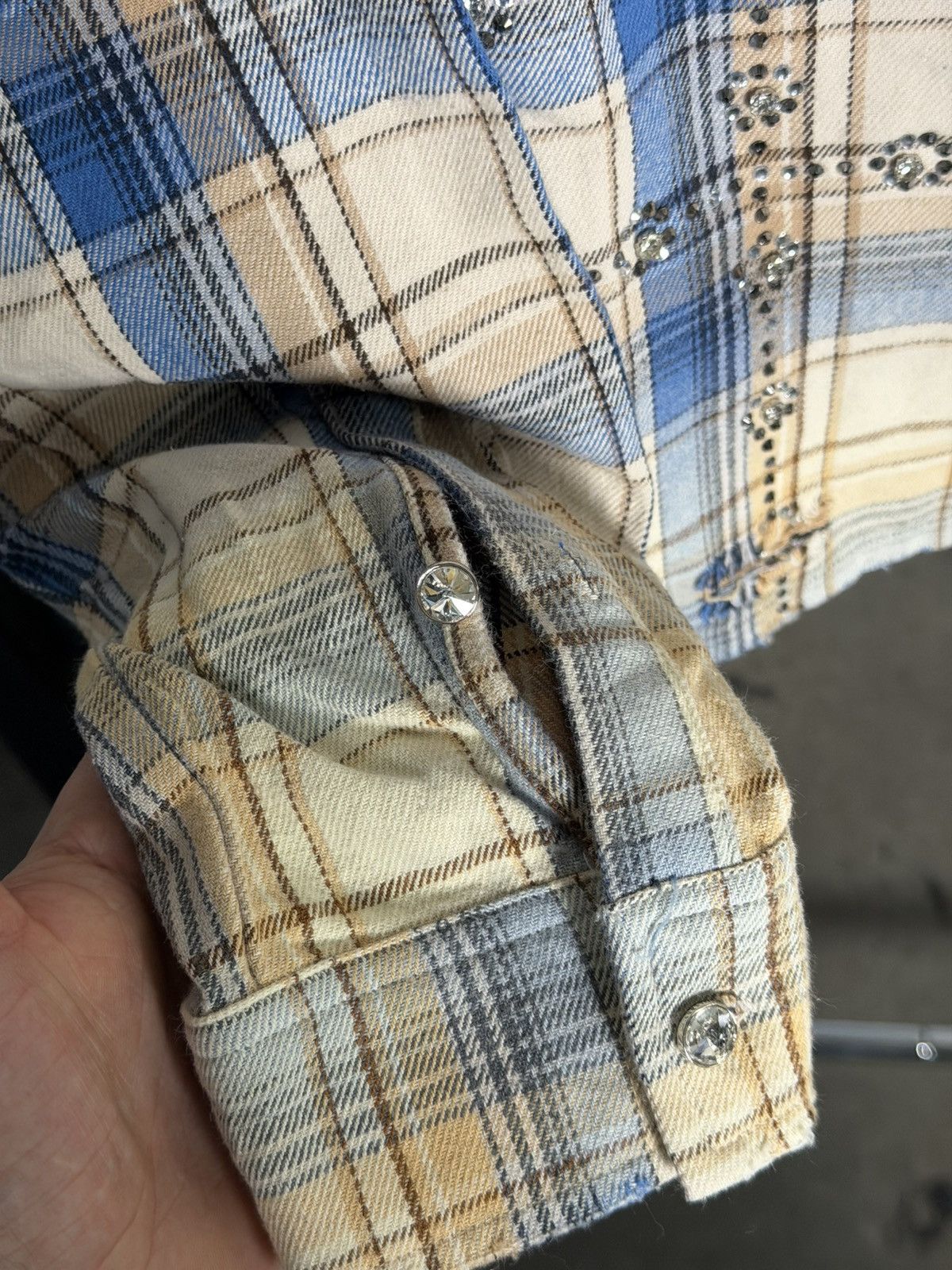 Vale Vale Forever Skyfall Flannel 'Cream/Blue’ Size US L / EU 52-54 / 3 - 4 Thumbnail