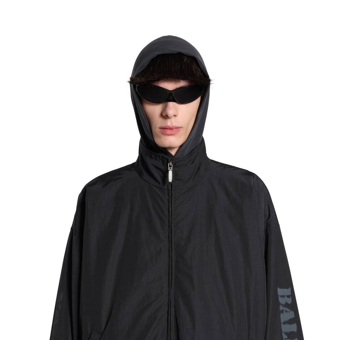 Balenciaga o1s1rm0825 Stencil Type Tracksuit Jacket in Black Size US XS / EU 42 / 0 - 5 Thumbnail