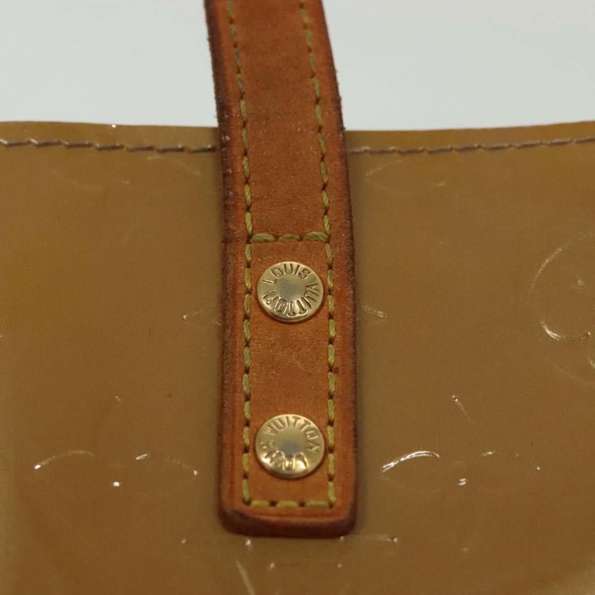 Louis Vuitton LOUIS VUITTON Monogram Vernis Reade PM Hand Bag Noisette Size ONE SIZE - 10 Thumbnail