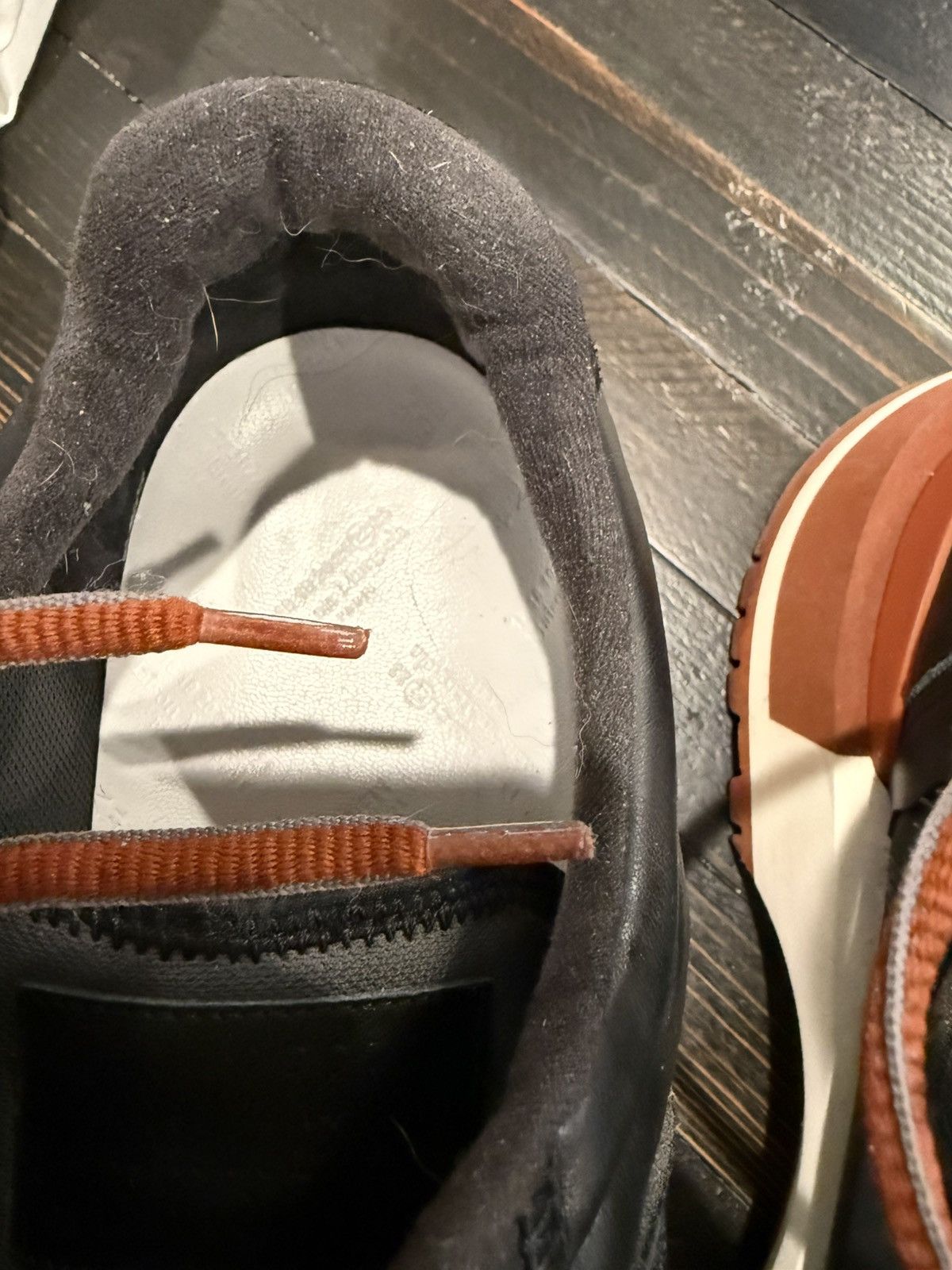 Maison Margiela Maison Margiela New Evolution Sneakers Charcoal/Orange Size US 12 / EU 45 - 9 Thumbnail