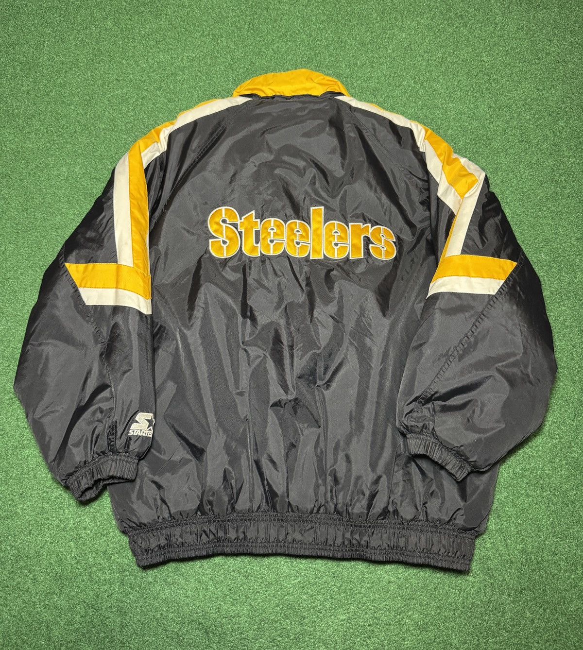 Starter Vintage 90s Pittsburgh Steelers Starter Pro Line Jacket Size US XL / EU 56 / 4 - 4 Thumbnail