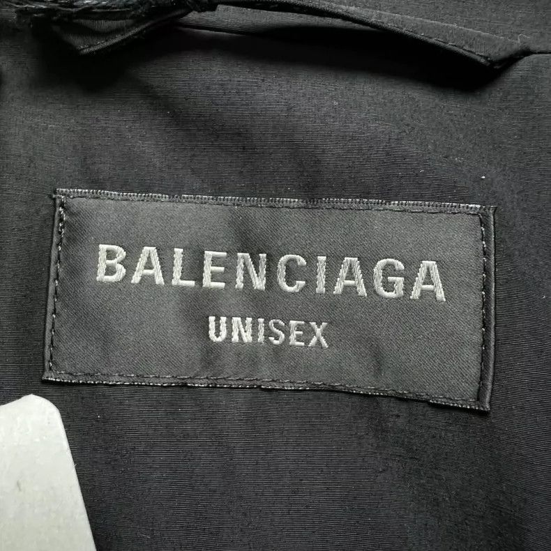 Balenciaga Balenciaga Logo Printed High Neck Zip-Up Long Sleeve Jacke Size US XS / EU 42 / 0 - 3 Thumbnail